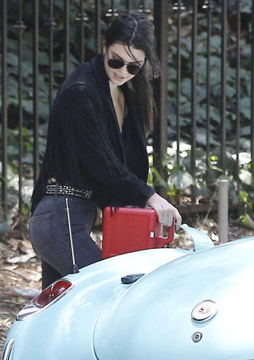 Kendall Jenner se quedó varada.