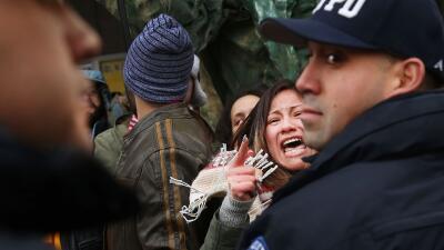 Manifestación contra las deportaciones.