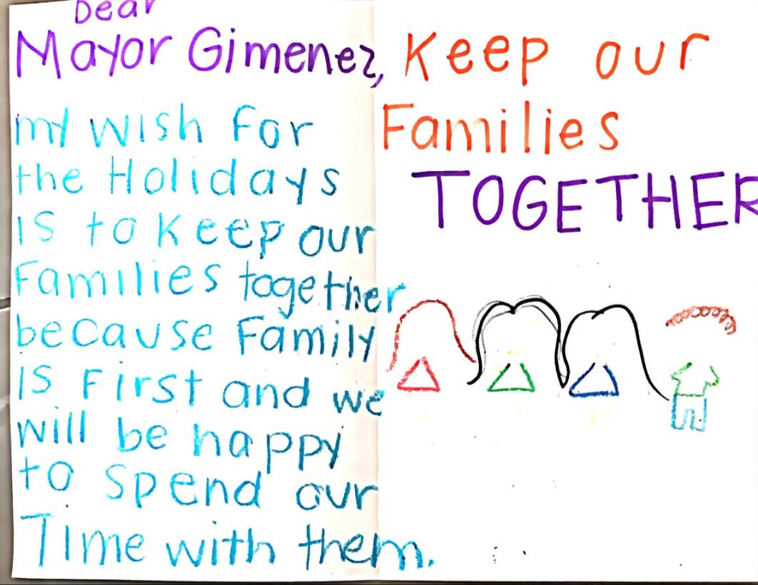 Estos son los deseos de los hijos de inmigrantes para esta Navidad We Be...