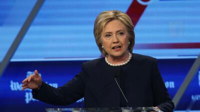 hillary clinton débate demócrata