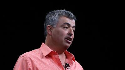 El vicepresidente de Apple Eddy Cue en un evento en San Francisco en 2015