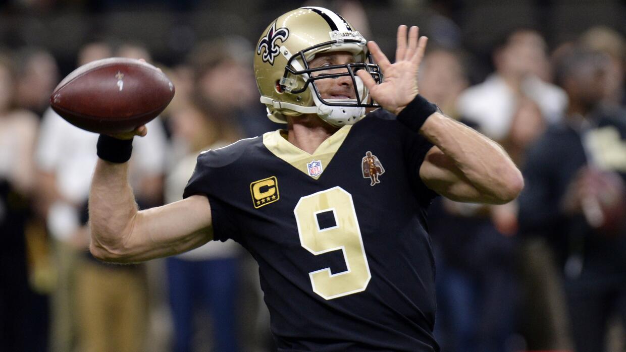 Drew Brees se convierte en el quarterback que más rápido supera las 70 mil yardas