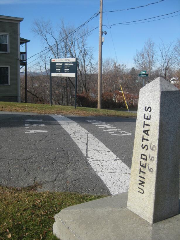 En fotos Así es la frontera entre EEUU y Canadá Univision