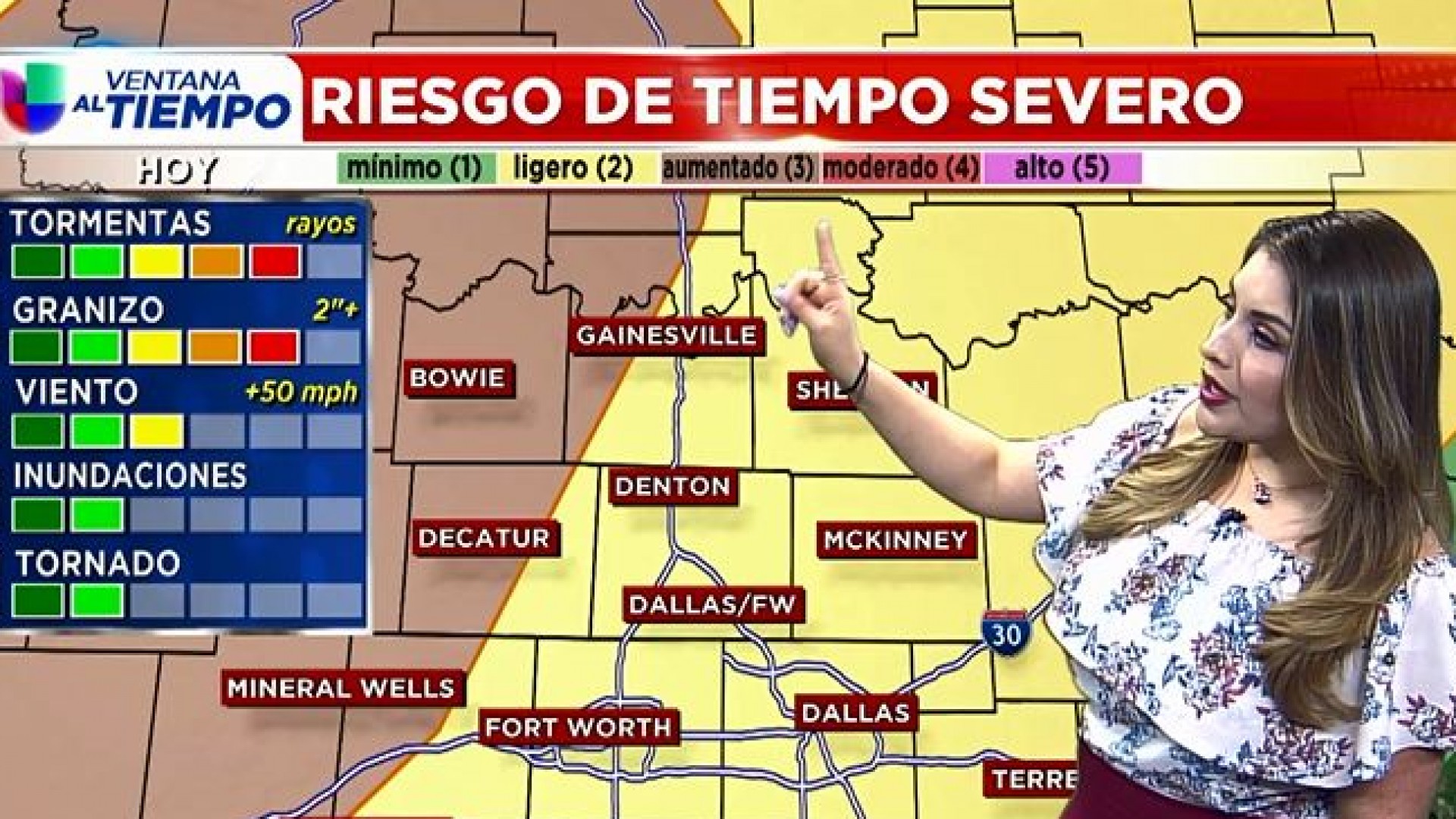 'Dallas en un Minuto' posibles tormentas severas, el pronóstico del