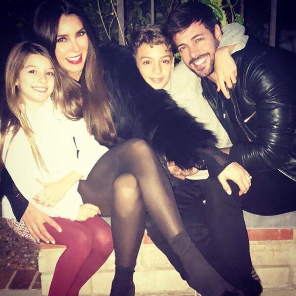 Elizabeth Gutiérrez, William Levy y sus hijos