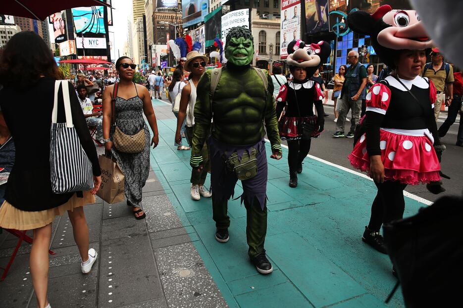 Los personajes no pueden salir de la zona verde.