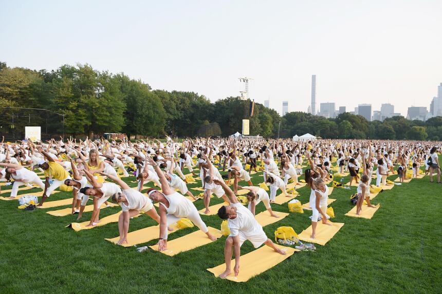 Yoga en Central Park