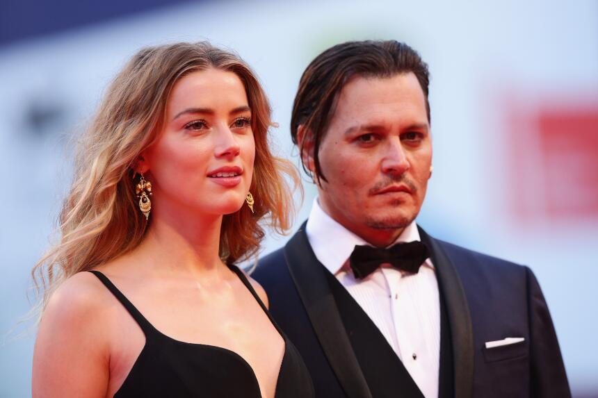 Johnny Depp y Amber Heard en Venecia