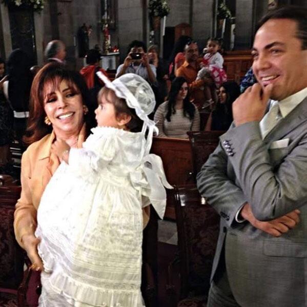 Verónica Castro y su nieta Rafaela