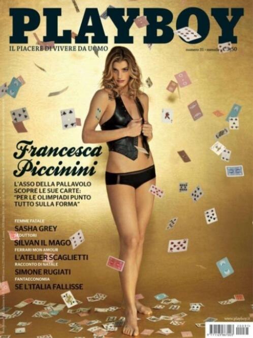 Francesca Piccinini, la diosa italiana del voleibol que posó para Playbo...