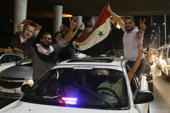 La locura en Siria por la clasificación al repechaje de la Eliminatoria...