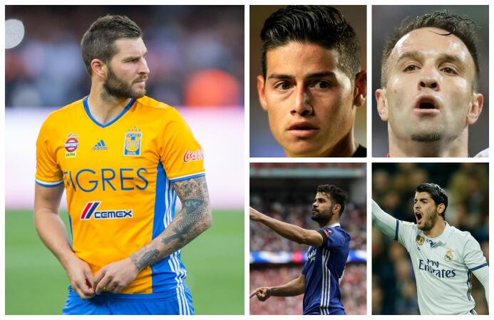 Gignac, James, Costa, Morata y otros cracks que suenan en los rumores de...