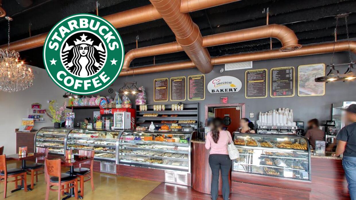 Se 'cuela' batalla entre panadería local y Starbucks por