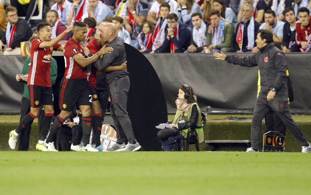 Un solitario gol de Rashford le dio la ventaja al United sobre el Celta...