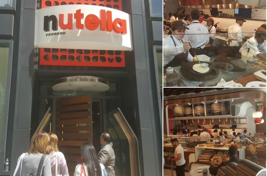 Abre la primera cafetería de Nutella en el país