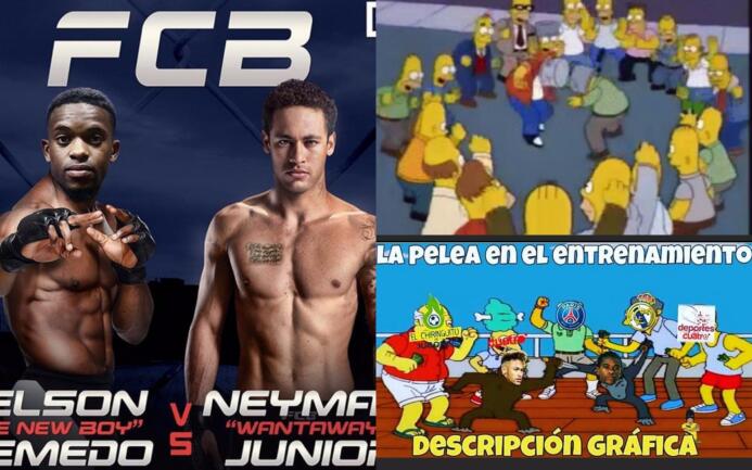 Memes de la pelea entre Neymar y Semedo en entrenamiento del Barcelona M...