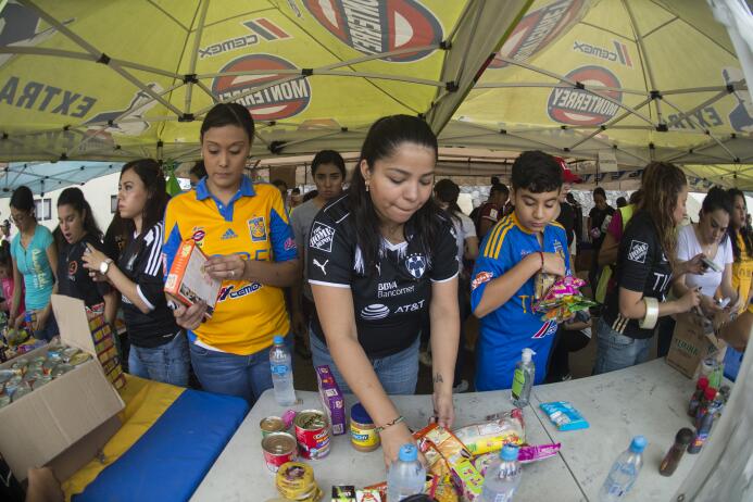 Tigres de solidaridad: recolección en entrenamiento en favor de las víct...