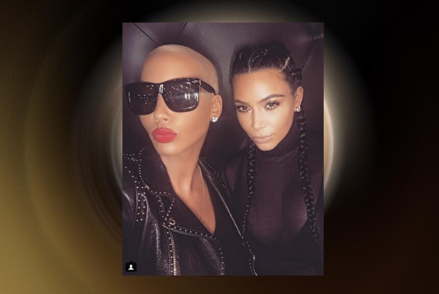 Kim Kardashian y Amber Rose