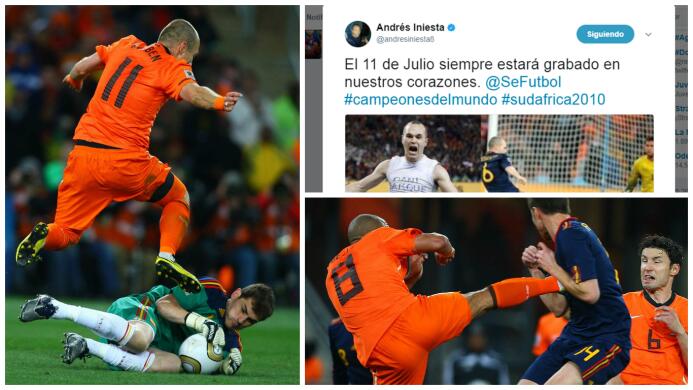 El fallo de Robben y el gol de Iniesta para Jarque: 7 años de España cam...