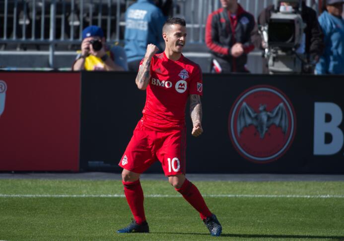 Sebastian Giovinco celebra un gol