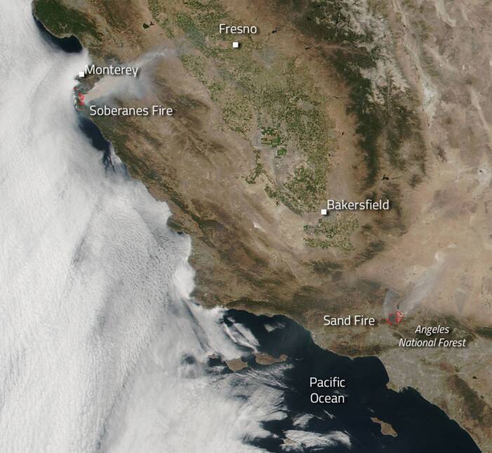 Soberanes en Sig Sur y Sand en Los Ángeles.