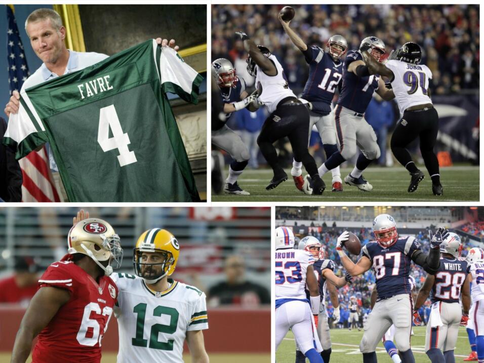 ¿Favre con los Jets? ¿Brady con los Ravens? ¿Rodgers con los 49ers? ¿Gro...
