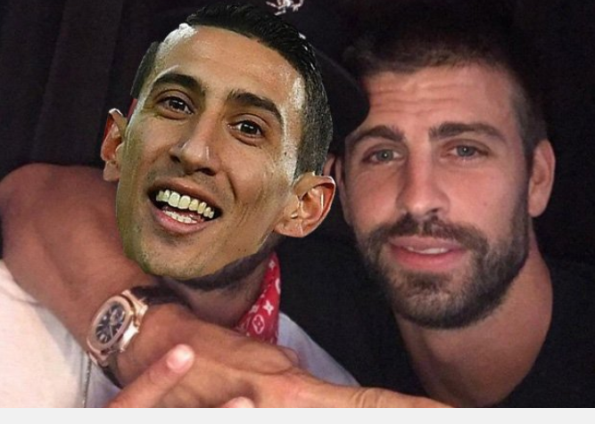 Ángel Di María no llegó al Barcelona pero sí a los memes Captura de pant...