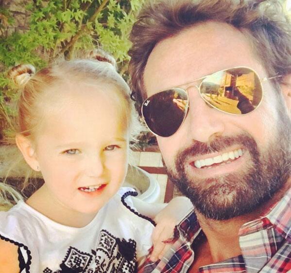 Gabriel Soto y su hija Miranda