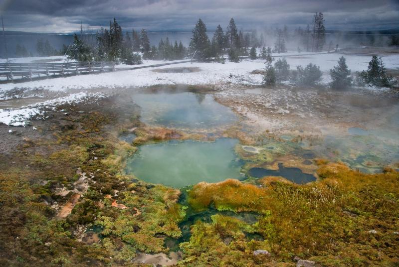 Así se ve el invierno en los parques nacionales de Estados Unidos Yellow...