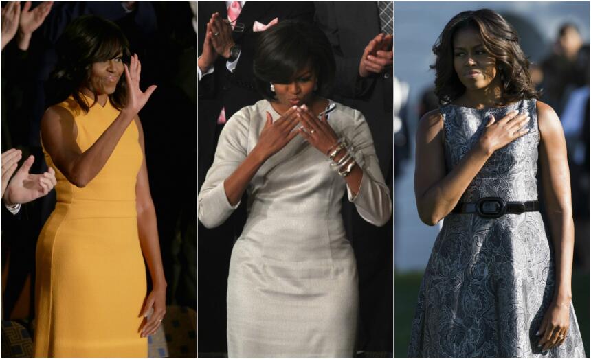 10 momentos de la moda de Michelle Obama Obama%20Collage.jpg