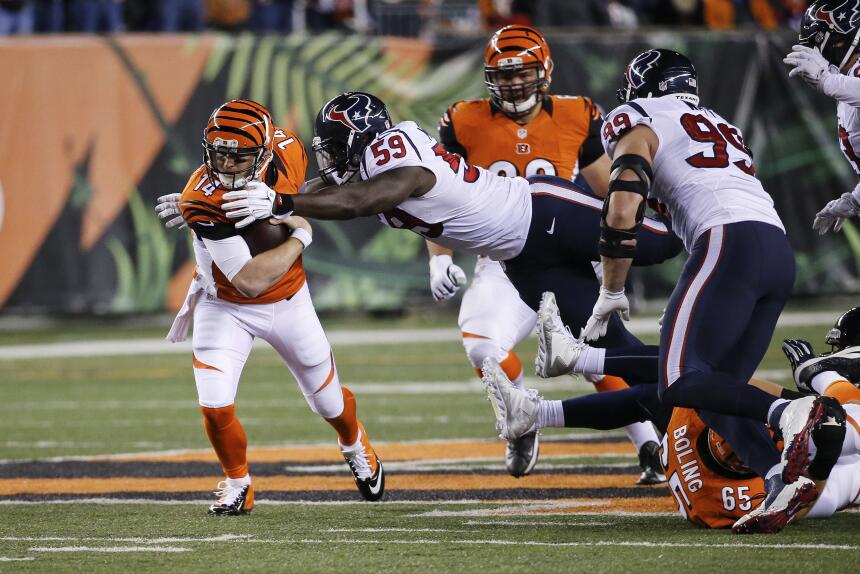 Los Bengals perdieron el invicto en casa ante los Texans por 10-6, checa...
