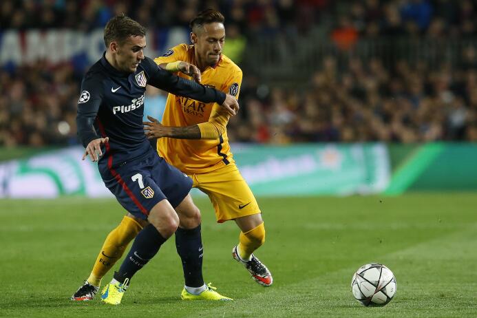El Barcelona venció al Atlético en la ida de la Champions
