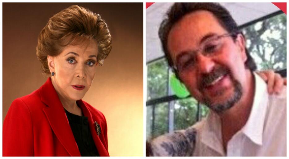 María Rubio e hijo