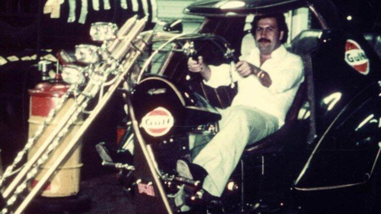 Pablo Escobar tenía colección de motocicletas y automóviles.