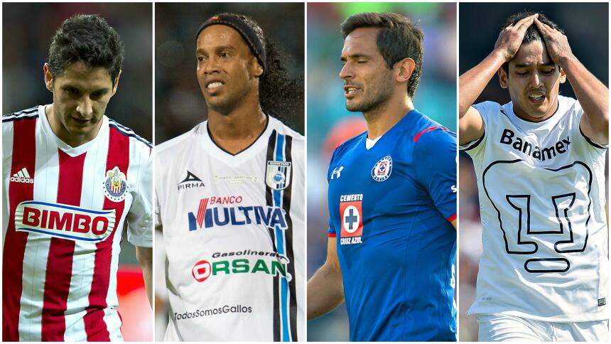 Las decepciones de la Liga MX en el 2015