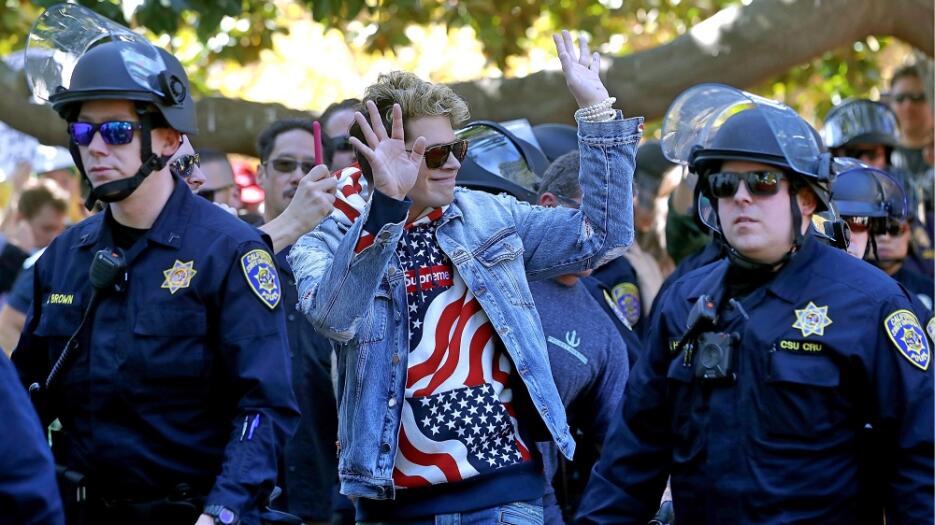 Protesta Milo Berkeley