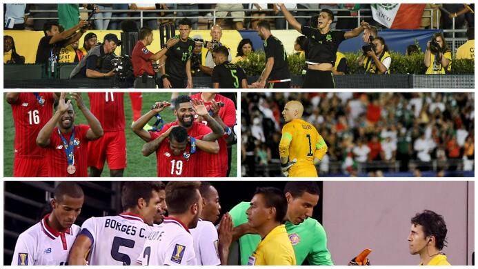 Las 12 selecciones de la Concacaf
