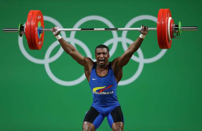 El colombiano Óscar Figueroa logró la primera medalla de oro para su paí...