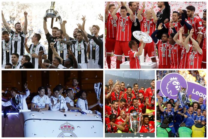 Alegrías y tristezas; campeones, descensos y ascensos en el fútbol de Eu...