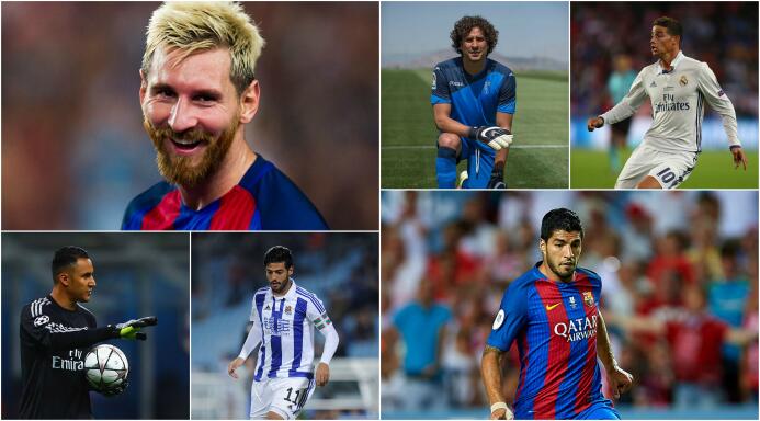 Los latinos de la Liga