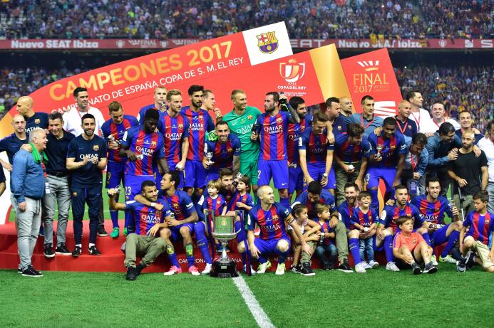 Barcelona se coronó campeón de la Copa del Rey en el cierre de su tempor...