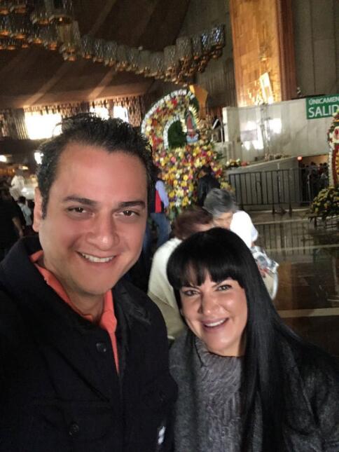 Alejandra Ávalos y su pareja Eduardo Philippe