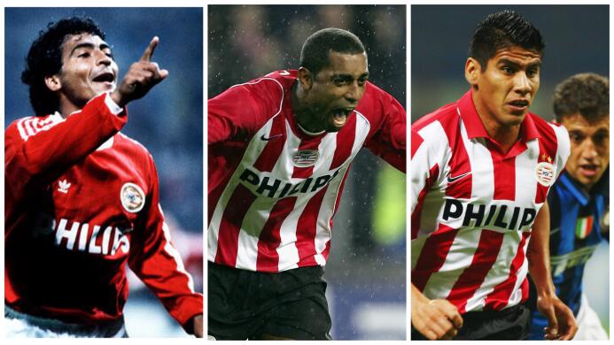 Romario, De Pinho, Salcido y otros predecesores del 'Chucky' en el PSV p...