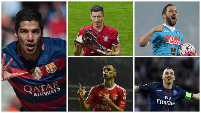 Goleadores Europa