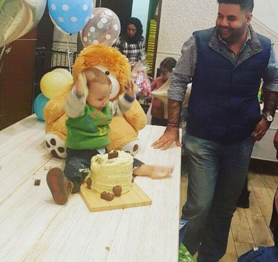 Cumpleaños hijo de Silvia Navarro
