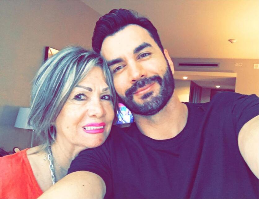 David Zepeda y su mamá