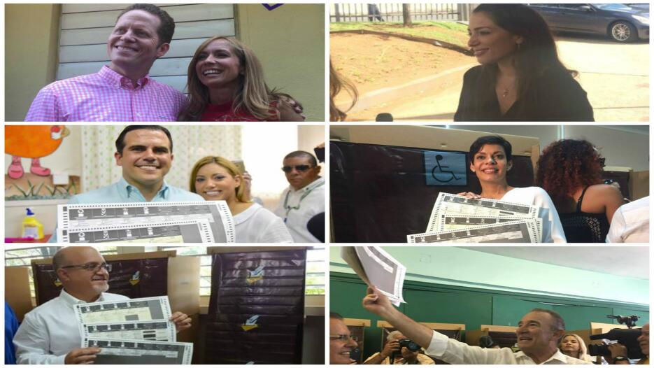 Así votaron los candidatos a la Gobernación y otros políticos.