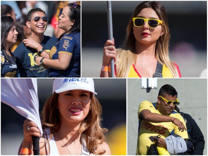 Belleza, alegría y color en el clásico capitalino de la Liga MX untitled...