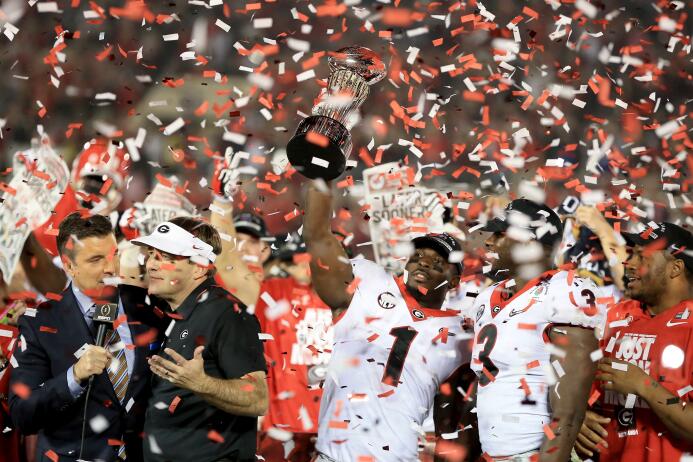 En fotos: Georgia se lleva el Rose Bowl georgia.jpg
