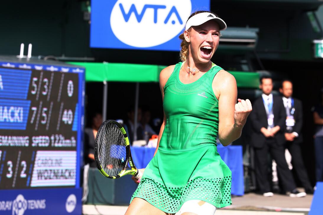 Caroline Wozniacki, la hermosa y atlética estrella en el mundo del tenis...